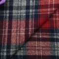 色織大格雙面斜2/2 40/2*32/2/72*54 57/58″ 185g/㎡ 服裝 服飾 